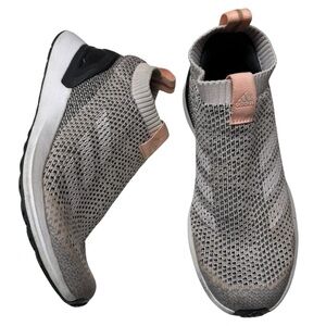 Adidas RapidaRun Laceless Knit Slip On Sneakers Kids 5.5 Women’s 7